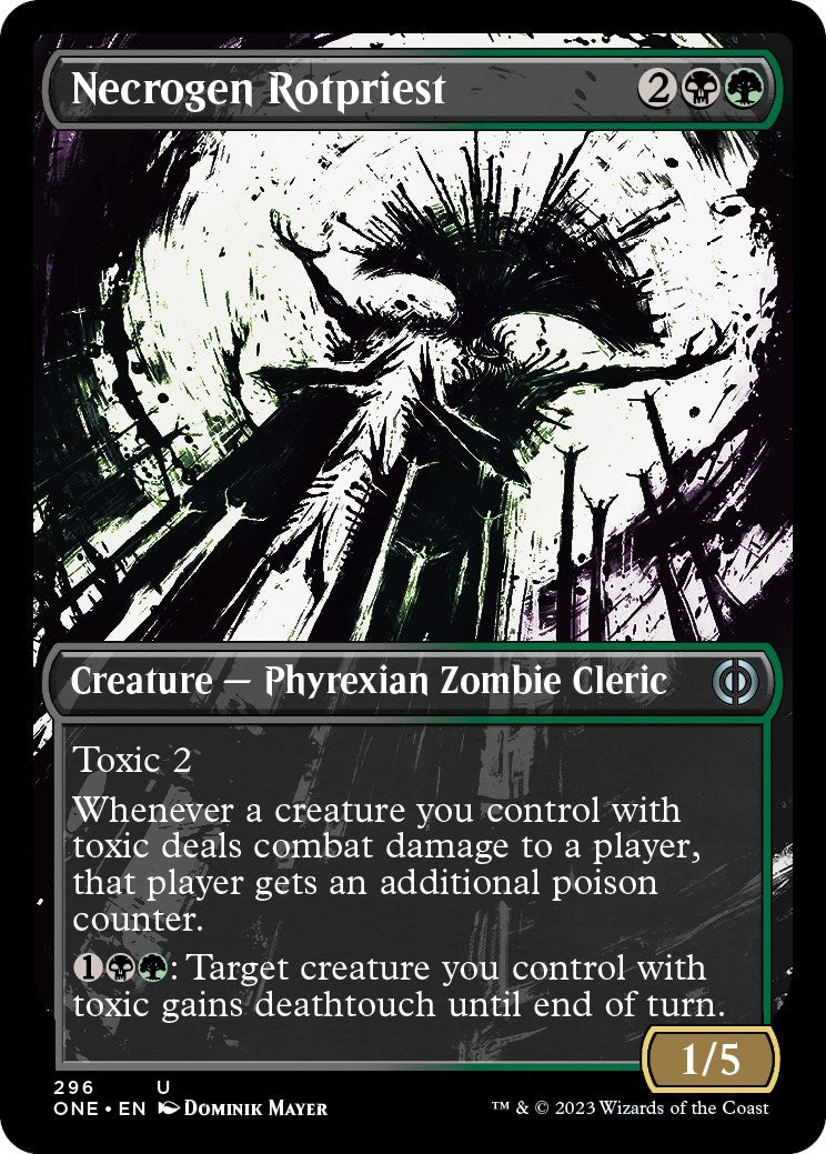 Image for Necrogen Rotpriest (Showcase) (296) [Phyrexia: All Will Be One] - Magic: The Gathering