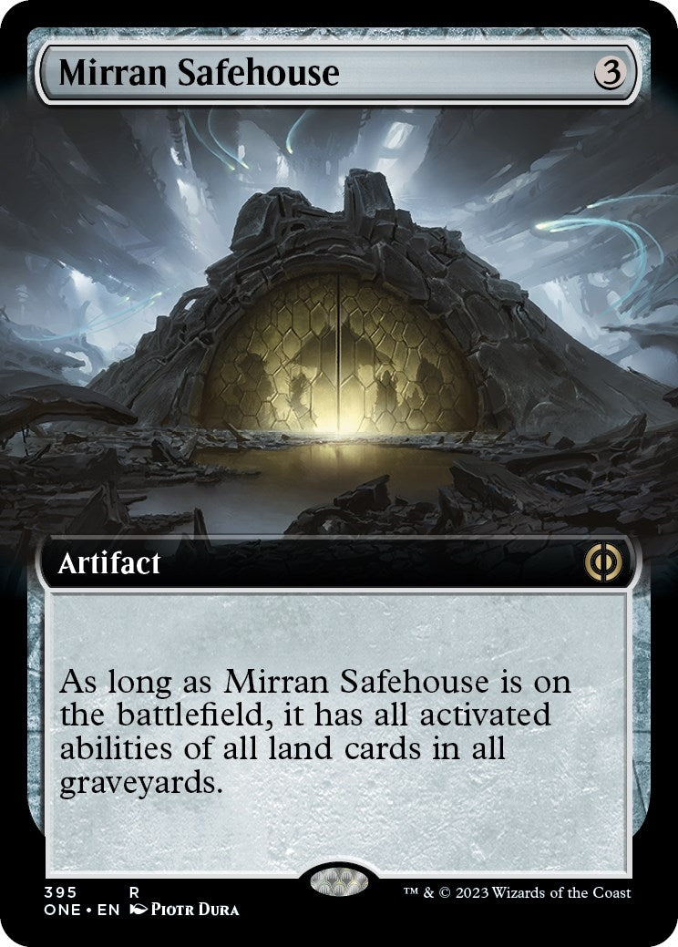 Image for Mirran Safehouse (Extended Art) (395) [Phyrexia: All Will Be One] - Magic: The Gathering