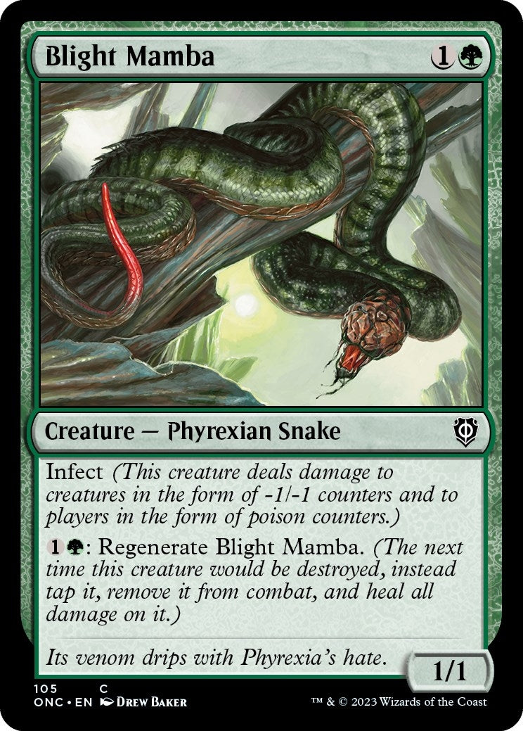Image for Blight Mamba (105) [Phyrexia: All Will Be One] - Magic: The Gathering