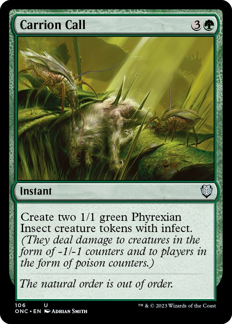 Image for Carrion Call (106) [Phyrexia: All Will Be One] - Magic: The Gathering