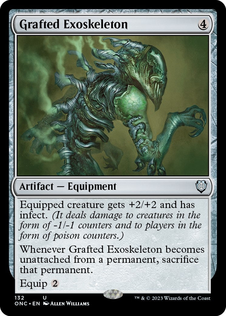 Image for Grafted Exoskeleton (132) [Phyrexia: All Will Be One] - Magic: The Gathering