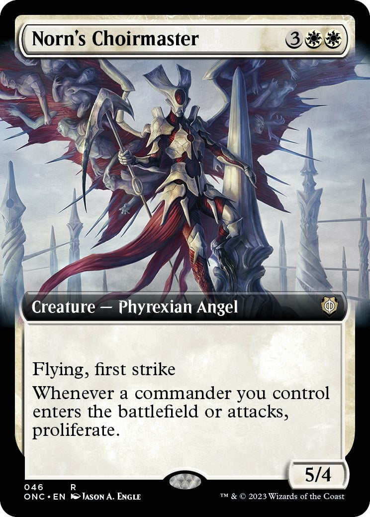 Image for Norn's Choirmaster (Extended Art) (46) [Phyrexia: All Will Be One] - Magic: The Gathering