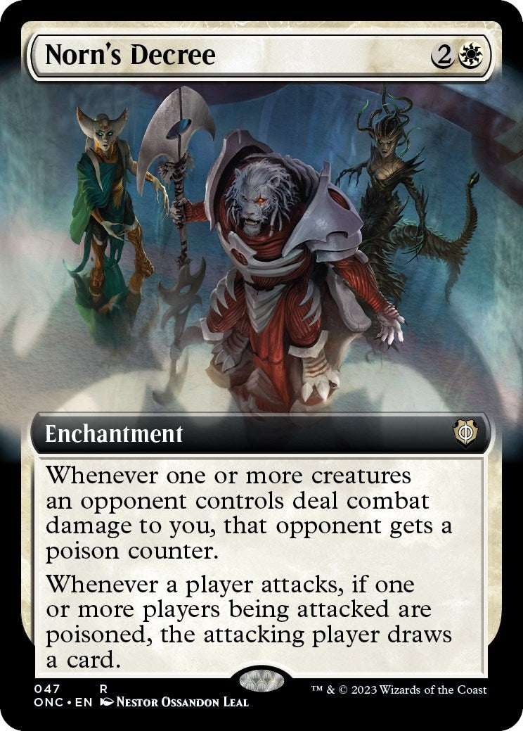 Image for Norn's Decree (Extended Art) (47) [Phyrexia: All Will Be One] - Magic: The Gathering