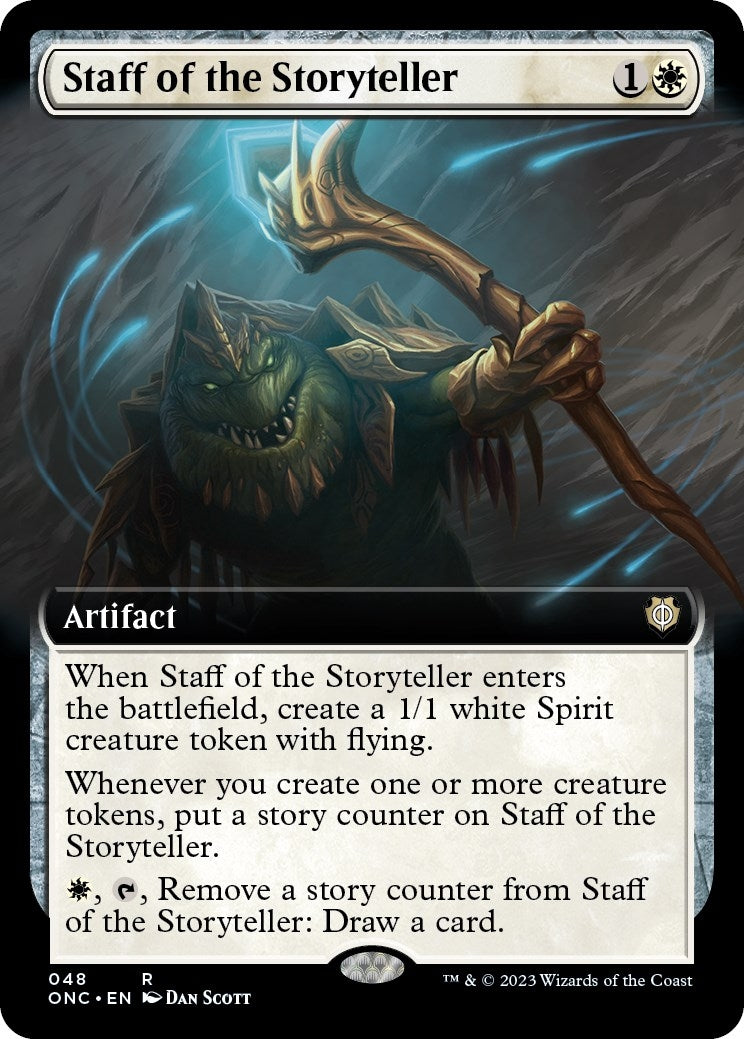 Image for Staff of the Storyteller (Extended Art) (48) [Phyrexia: All Will Be One] - Magic: The Gathering