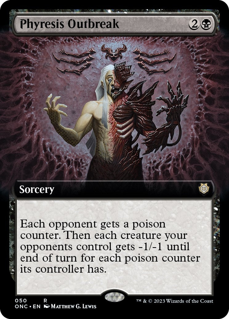 Image for Phyresis Outbreak (Extended Art) (50) [Phyrexia: All Will Be One] - Magic: The Gathering