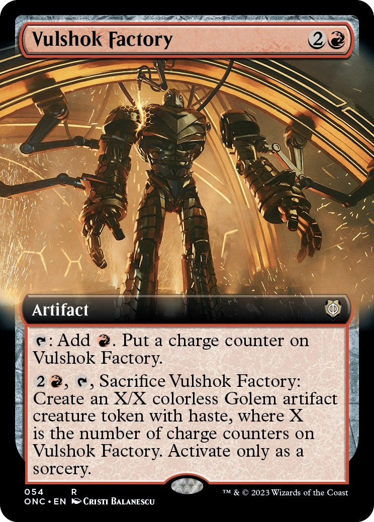 Image for Vulshok Factory (Extended Art) (54) [Phyrexia: All Will Be One] - Magic: The Gathering