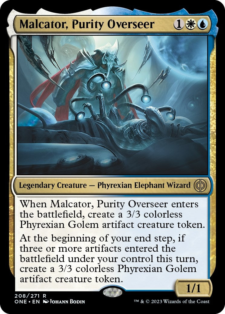 Image for Malcator, Purity Overseer (208) [Phyrexia: All Will Be One] - Magic: The Gathering