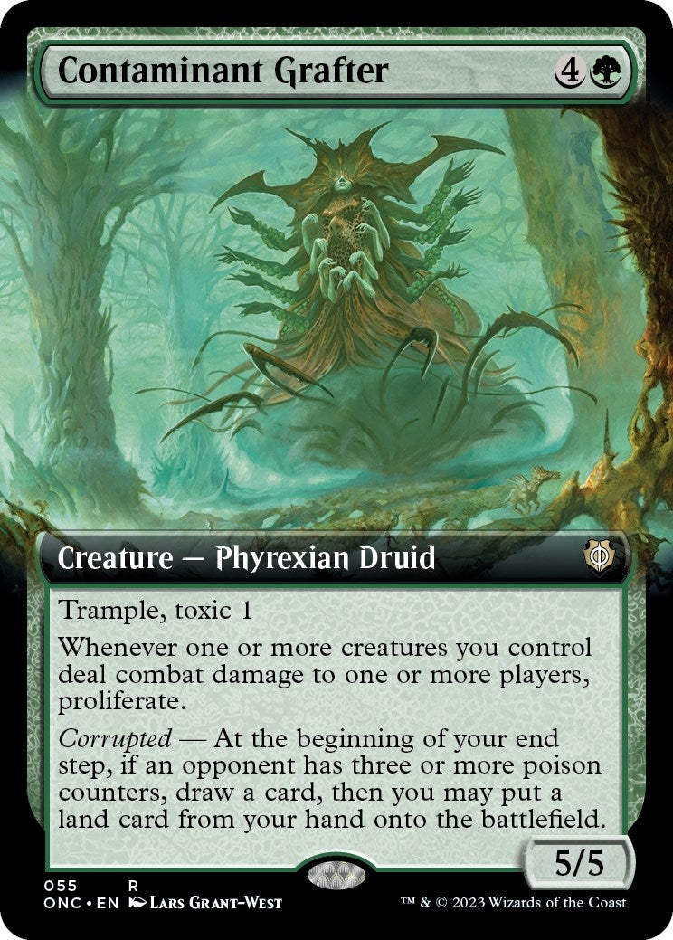 Image for Contaminant Grafter (Extended Art) (55) [Phyrexia: All Will Be One] - Magic: The Gathering