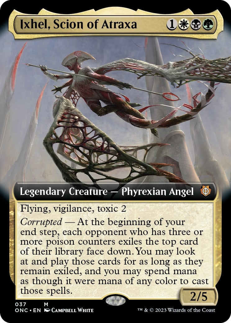 Image for Ixhel, Scion of Atraxa (Extended Art) (37) [Phyrexia: All Will Be One] - Magic: The Gathering