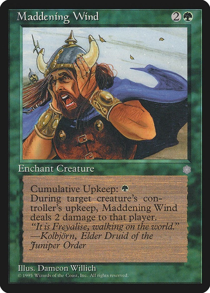 Image for Maddening Wind [Ice Age] - Magic: The Gathering