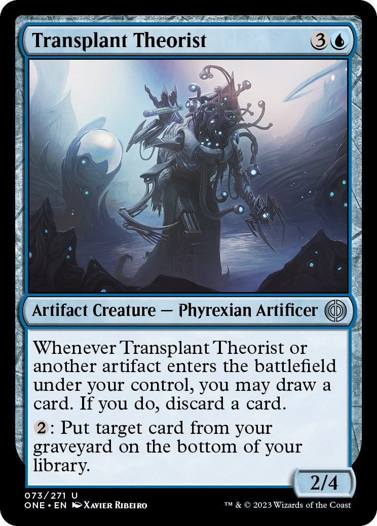 Image for Transplant Theorist (73) [Phyrexia: All Will Be One] - Magic: The Gathering