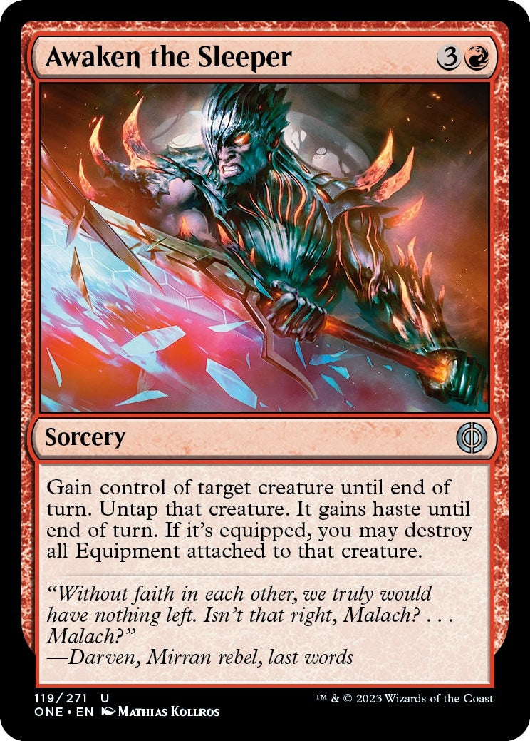 Image for Awaken the Sleeper (119) [Phyrexia: All Will Be One] - Magic: The Gathering