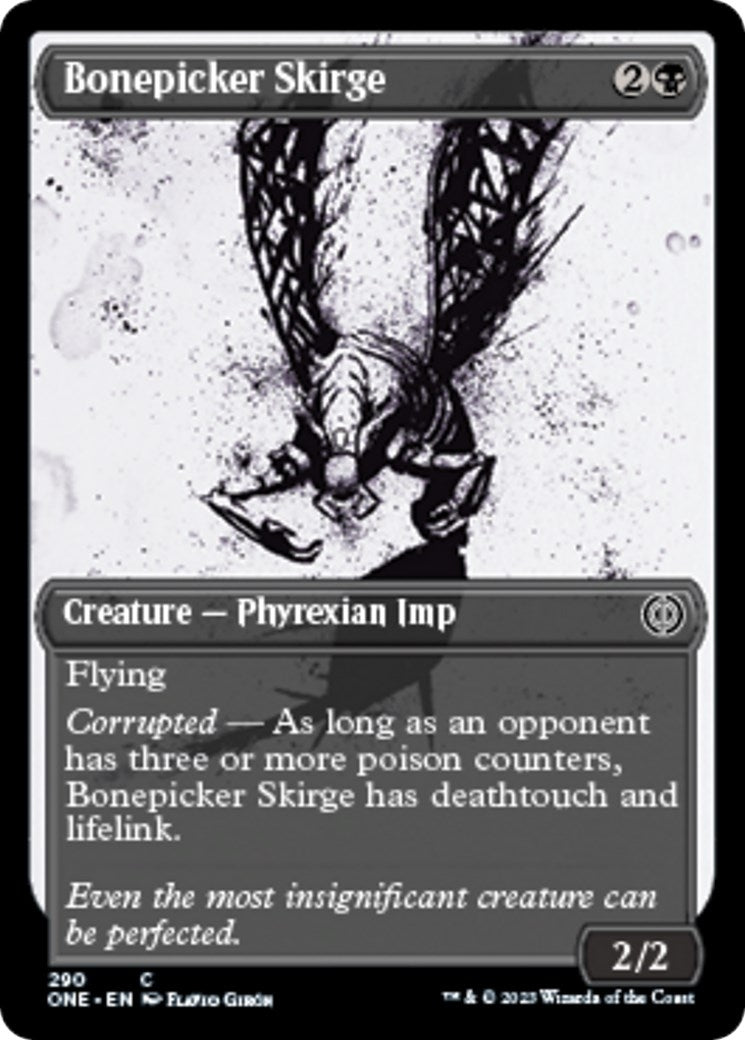 Image for Bonepicker Skirge (Showcase) (290) [Phyrexia: All Will Be One] - Magic: The Gathering