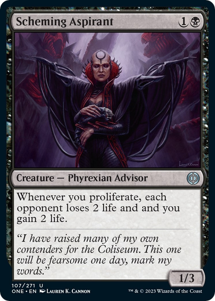 Image for Scheming Aspirant (107) [Phyrexia: All Will Be One] - Magic: The Gathering