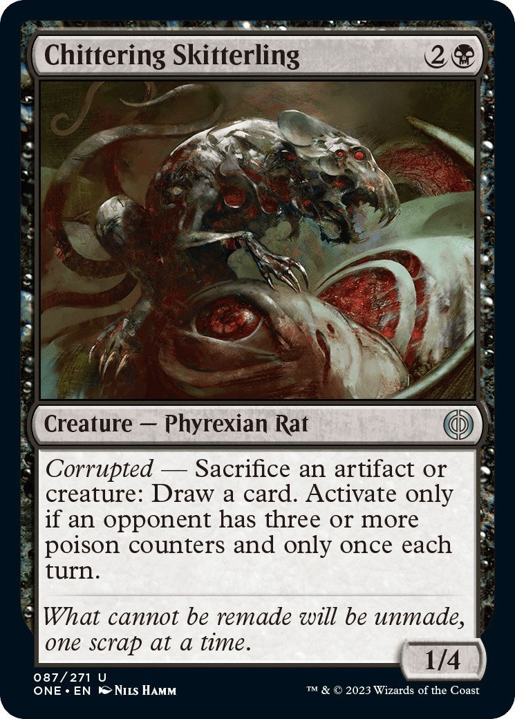 Image for Chittering Skitterling (87) [Phyrexia: All Will Be One] - Magic: The Gathering