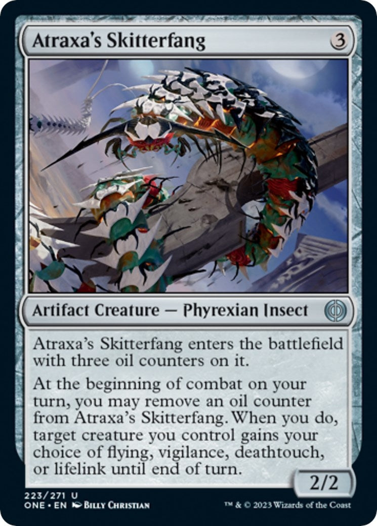 Image for Atraxa's Skitterfang (223) [Phyrexia: All Will Be One] - Magic: The Gathering