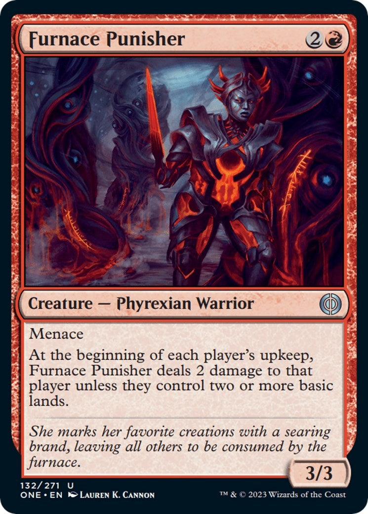 Image for Furnace Punisher (132) [Phyrexia: All Will Be One] - Magic: The Gathering