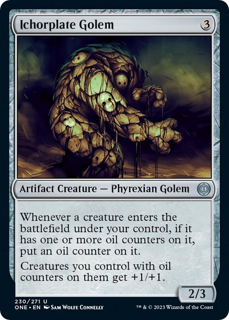Image for Ichorplate Golem (230) [Phyrexia: All Will Be One] - Magic: The Gathering