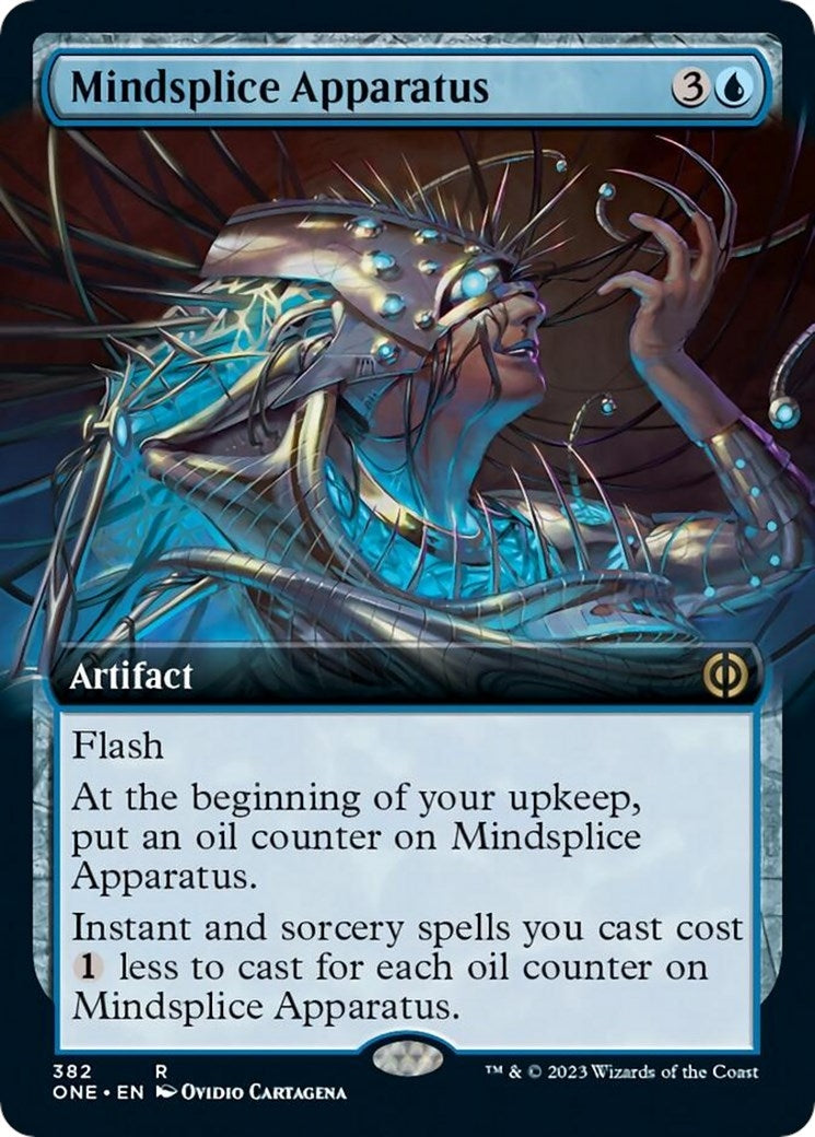 Image for Mindsplice Apparatus (Extended Art) (382) [Phyrexia: All Will Be One] - Magic: The Gathering