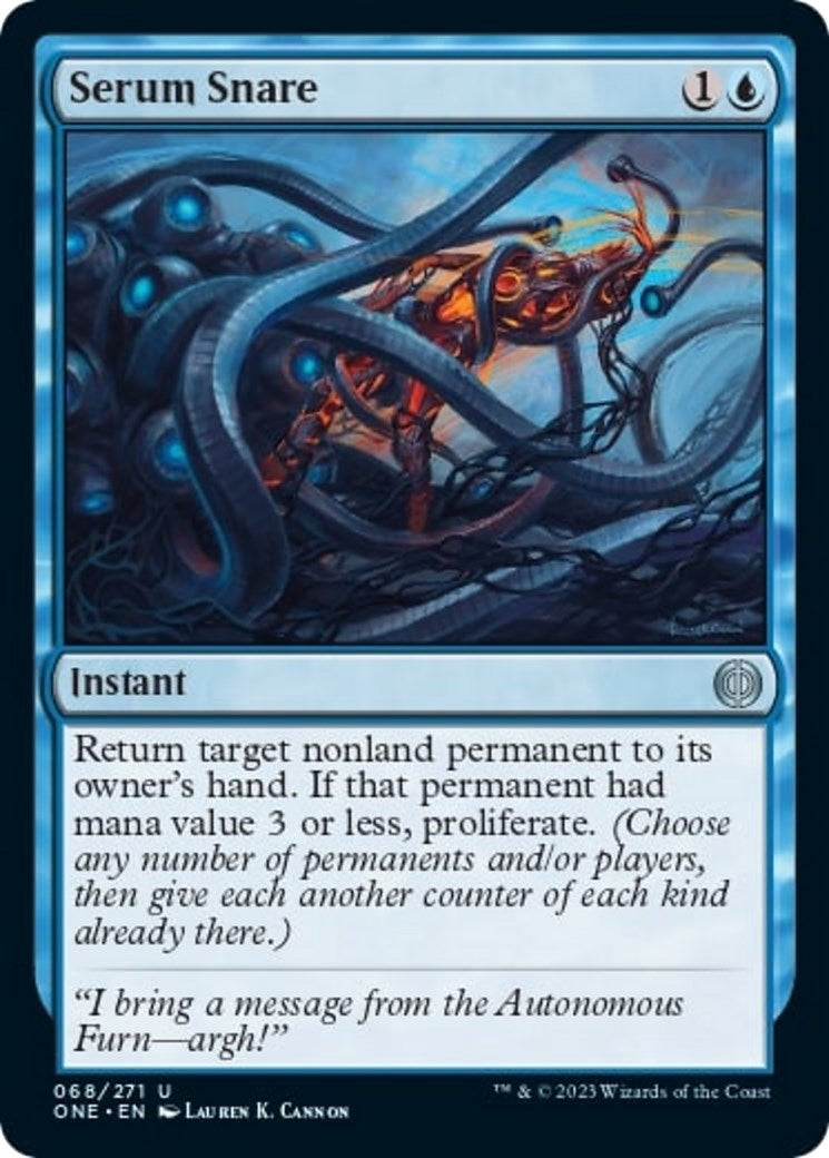 Image for Serum Snare (68) [Phyrexia: All Will Be One] - Magic: The Gathering