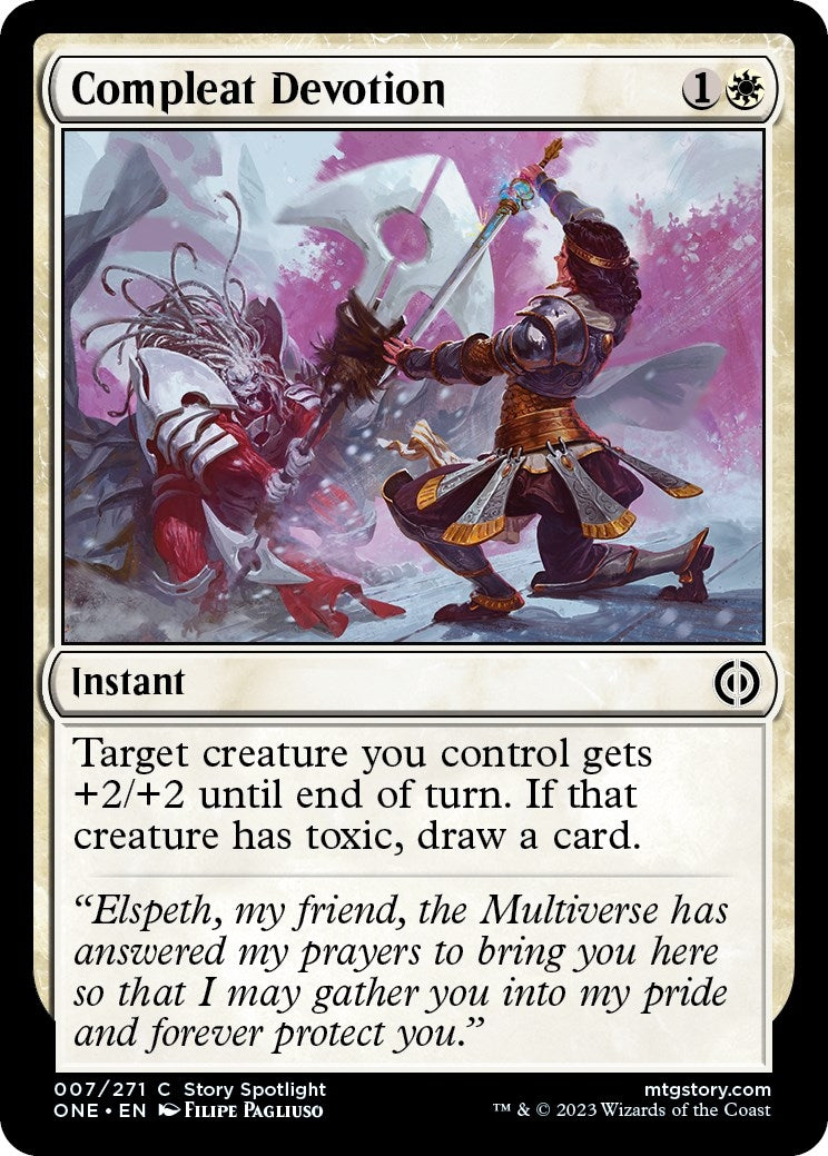 Image for Compleat Devotion (7) [Phyrexia: All Will Be One] - Magic: The Gathering