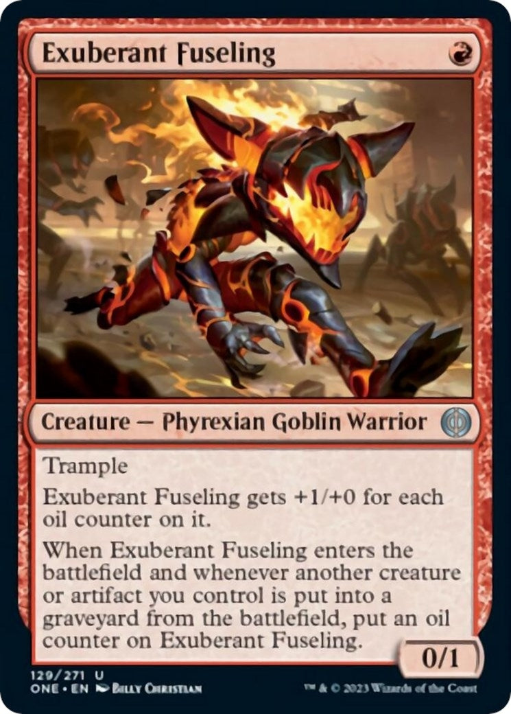 Image for Exuberant Fuseling (129) [Phyrexia: All Will Be One] - Magic: The Gathering