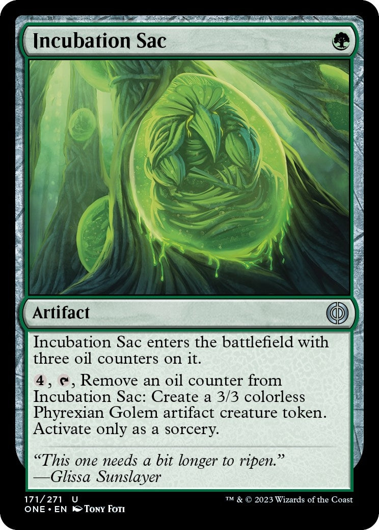 Image for Incubation Sac (171) [Phyrexia: All Will Be One] - Magic: The Gathering