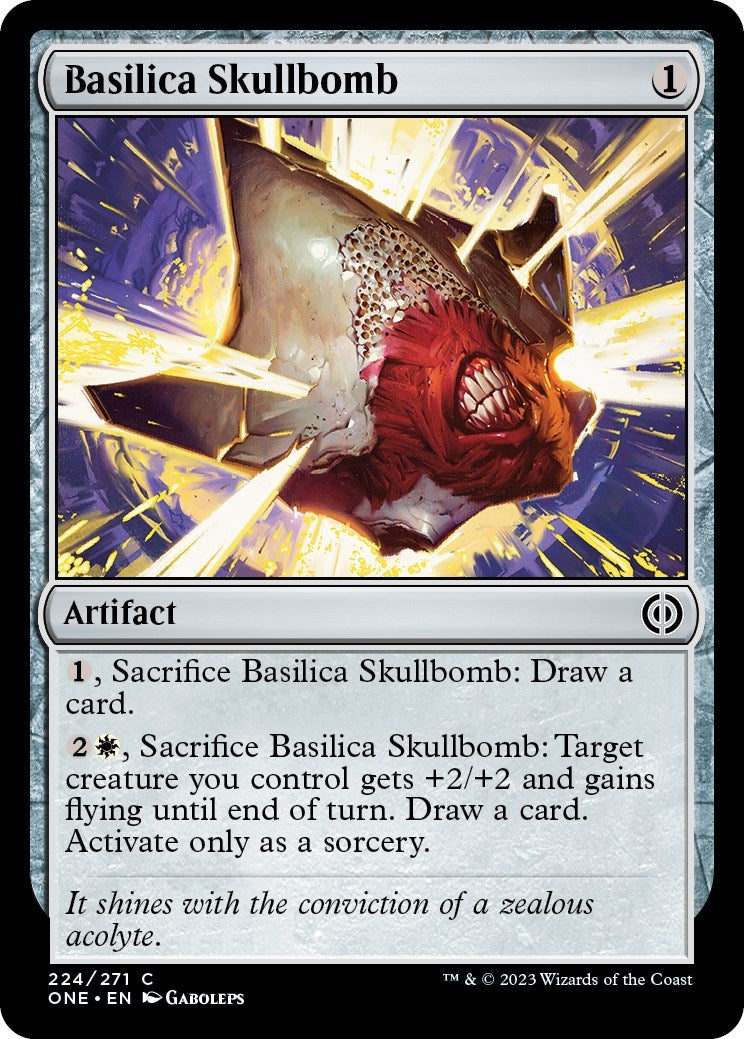 Image for Basilica Skullbomb (224) [Phyrexia: All Will Be One] - Magic: The Gathering