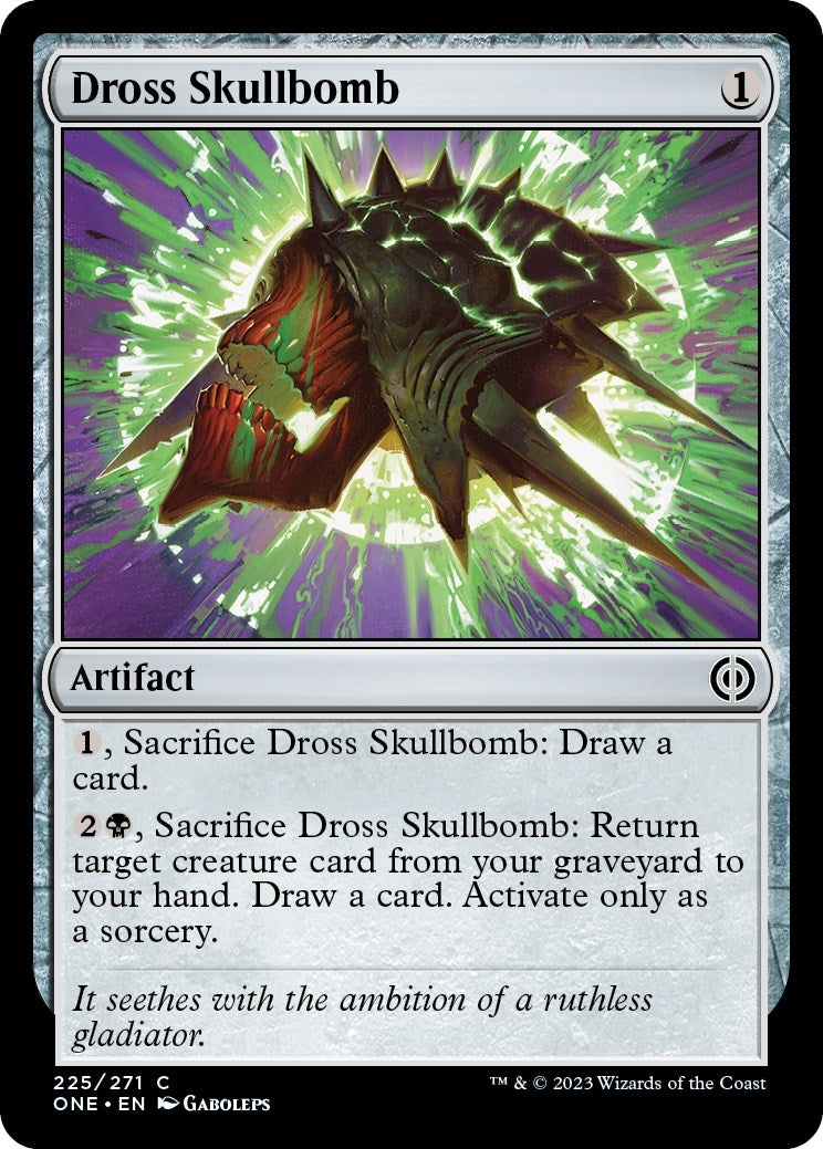Image for Dross Skullbomb (225) [Phyrexia: All Will Be One] - Magic: The Gathering