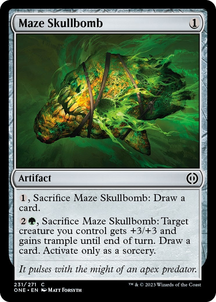 Image for Maze Skullbomb (231) [Phyrexia: All Will Be One] - Magic: The Gathering