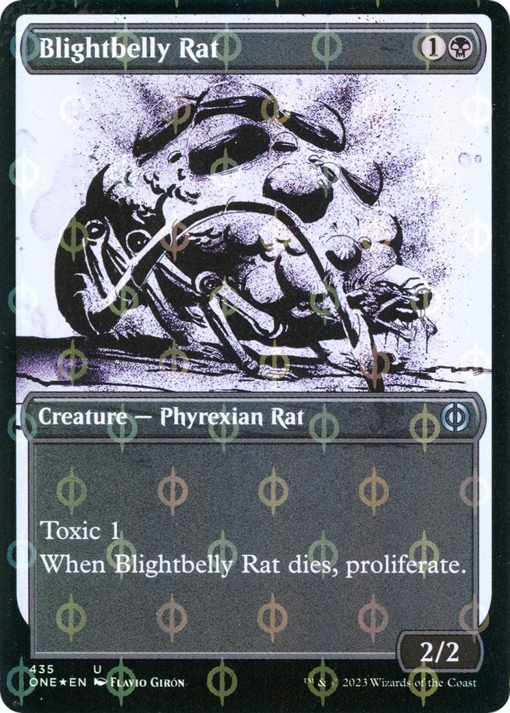 Blightbelly Rat (Showcase) (Step-and-Compleat Foil) (435) [Phyrexia: All Will Be One]