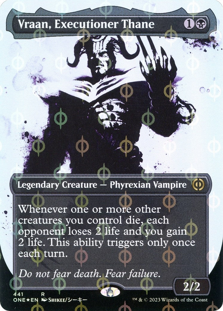 Image for Vraan, Executioner Thane (Showcase) (Step-and-Compleat Foil) (441) [Phyrexia: All Will Be One] - Magic: The Gathering