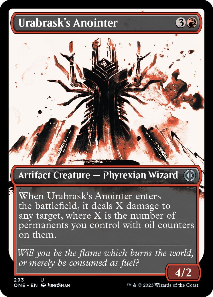 Image for Urabrask's Anointer (Showcase) (293) [Phyrexia: All Will Be One] - Magic: The Gathering