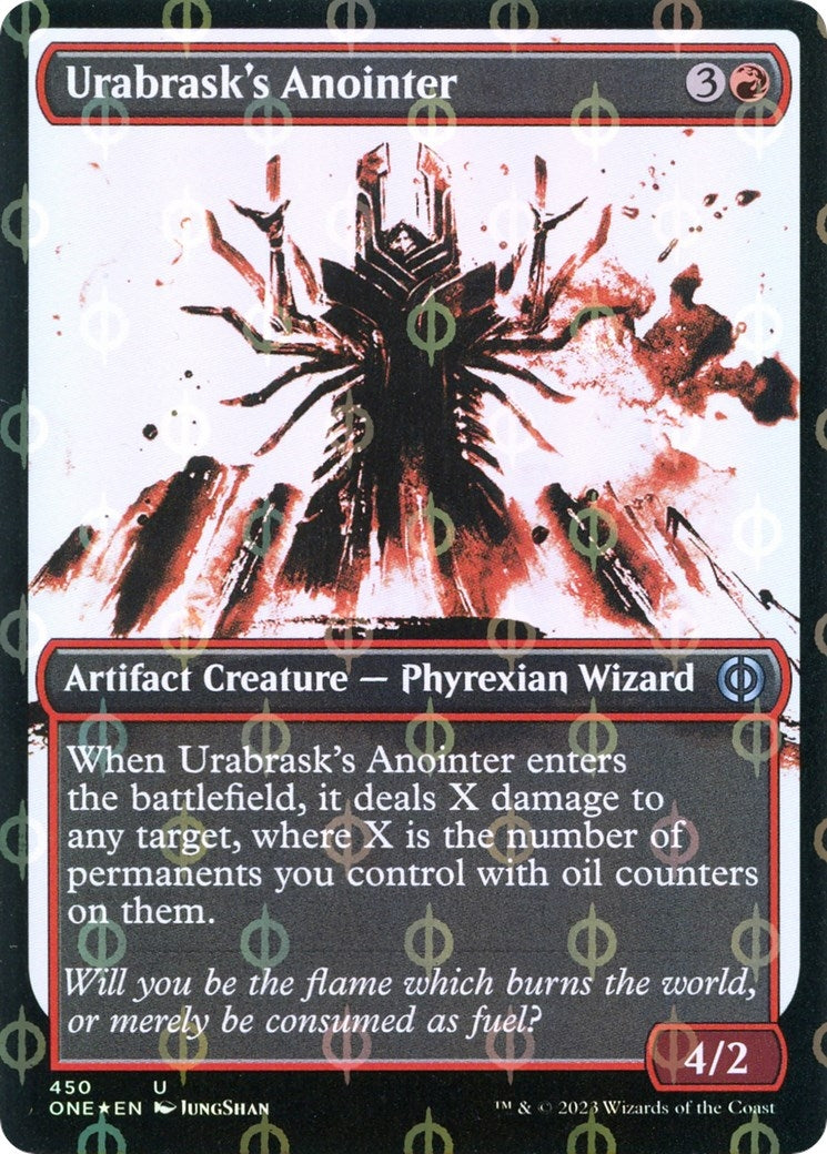 Image for Urabrask's Anointer (Showcase) (Step-and-Compleat Foil) (450) [Phyrexia: All Will Be One] - Magic: The Gathering