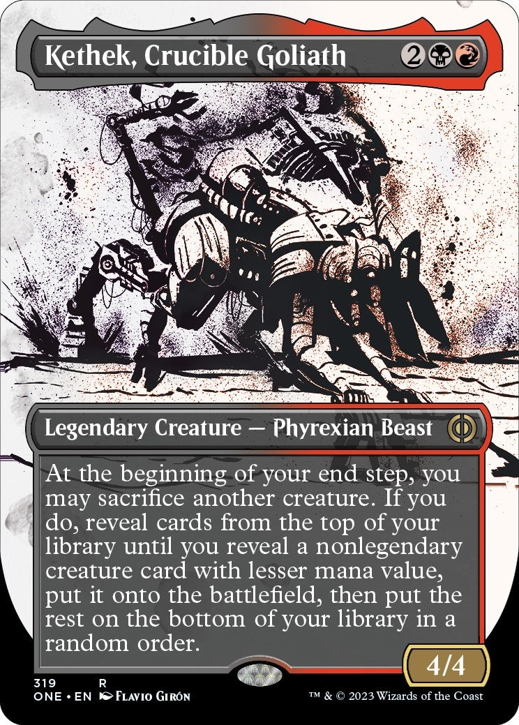 Image for Kethek, Crucible Goliath (Showcase) (319) [Phyrexia: All Will Be One] - Magic: The Gathering