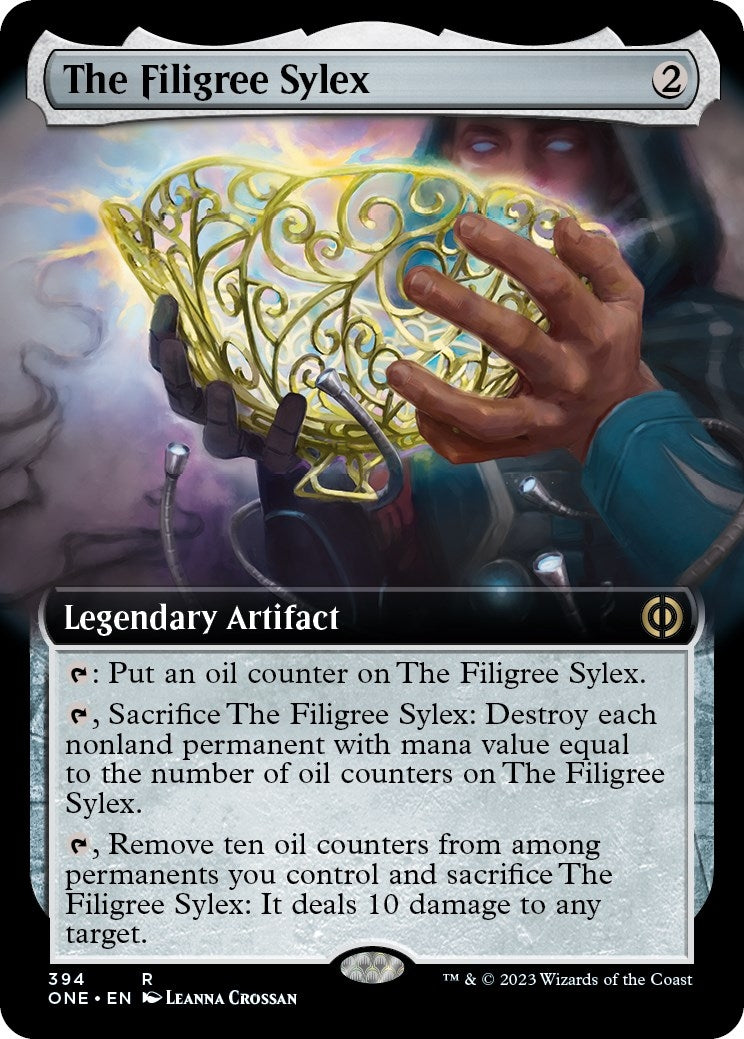 Image for The Filigree Sylex (Extended Art) (394) [Phyrexia: All Will Be One] - Magic: The Gathering