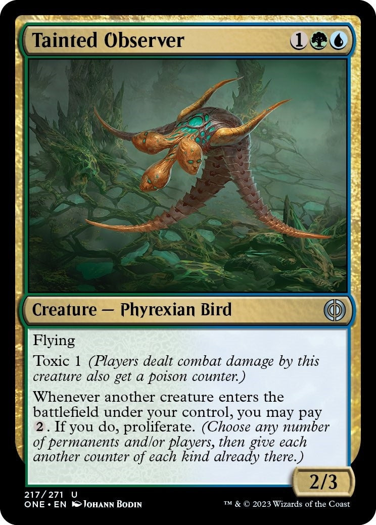 Image for Tainted Observer (217) [Phyrexia: All Will Be One] - Magic: The Gathering