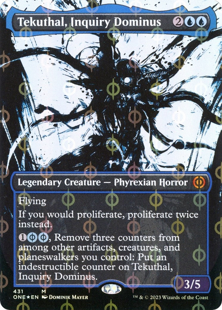 Image for Tekuthal, Inquiry Dominus (Showcase) (Step-and-Compleat Foil) (431) [Phyrexia: All Will Be One] - Magic: The Gathering