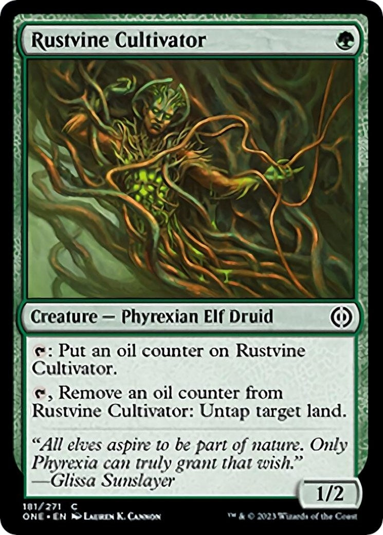 Image for Rustvine Cultivator (181) [Phyrexia: All Will Be One] - Magic: The Gathering