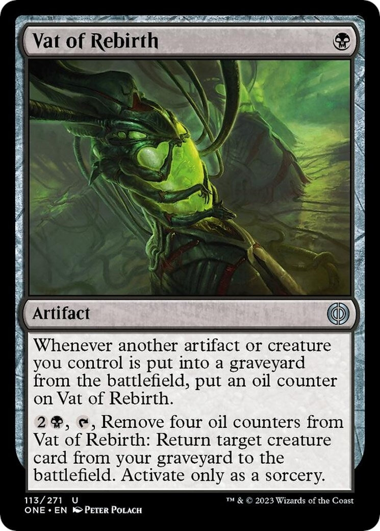 Image for Vat of Rebirth (113) [Phyrexia: All Will Be One] - Magic: The Gathering