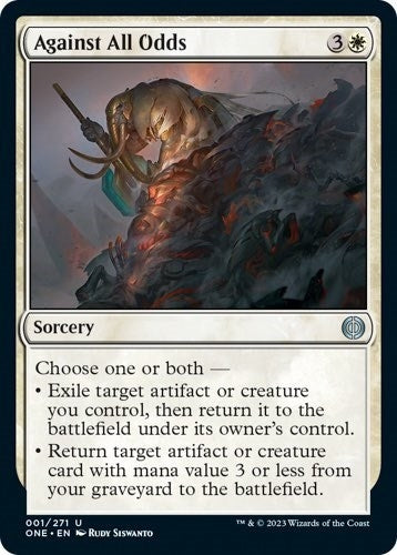 Image for Against All Odds (1) [Phyrexia: All Will Be One] - Magic: The Gathering