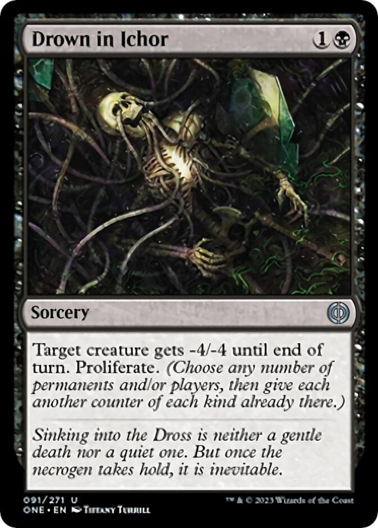 Image for Drown in Ichor (91) [Phyrexia: All Will Be One] - Magic: The Gathering