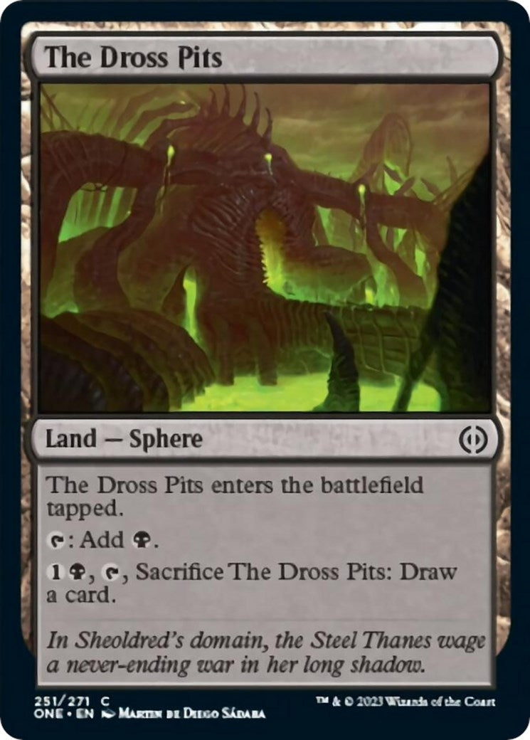 Image for The Dross Pits (251) [Phyrexia: All Will Be One] - Magic: The Gathering