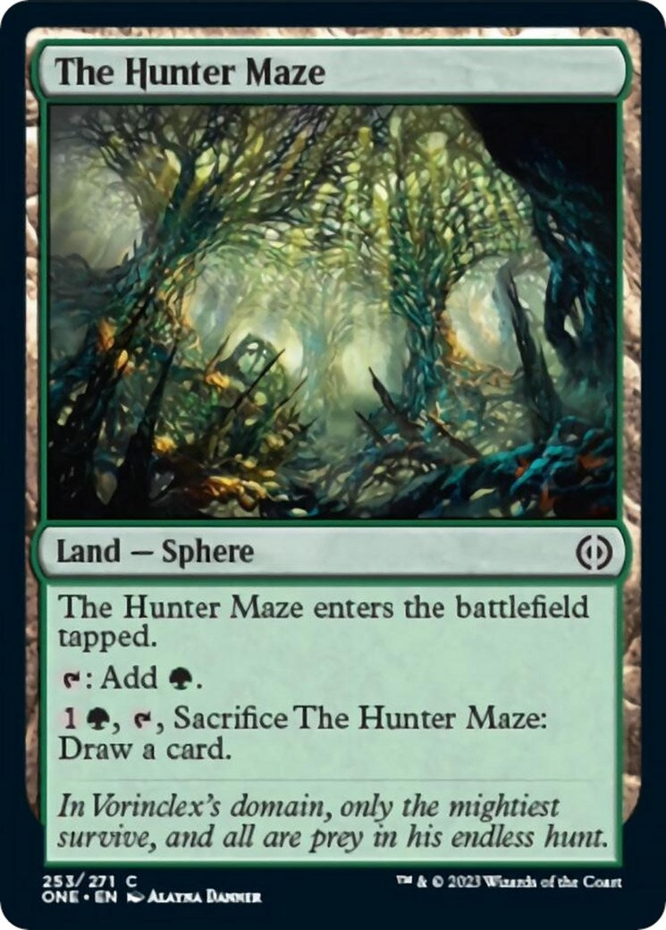 Image for The Hunter Maze (253) [Phyrexia: All Will Be One] - Magic: The Gathering