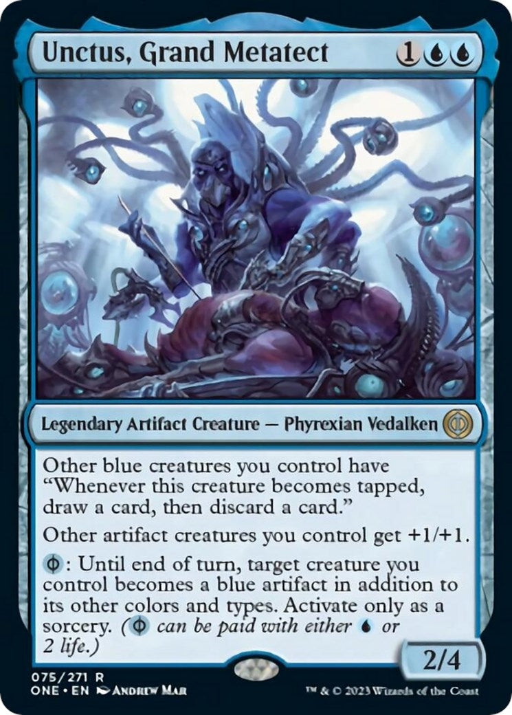 Image for Unctus, Grand Metatect (75) [Phyrexia: All Will Be One] - Magic: The Gathering