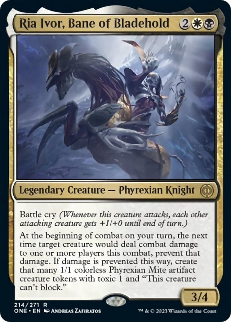 Image for Ria Ivor, Bane of Bladehold (214) [Phyrexia: All Will Be One] - Magic: The Gathering