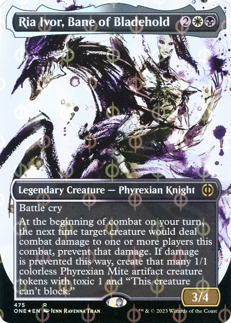 Image for Ria Ivor, Bane of Bladehold (Showcase) (Step-and-Compleat Foil) (475) [Phyrexia: All Will Be One] - Magic: The Gathering