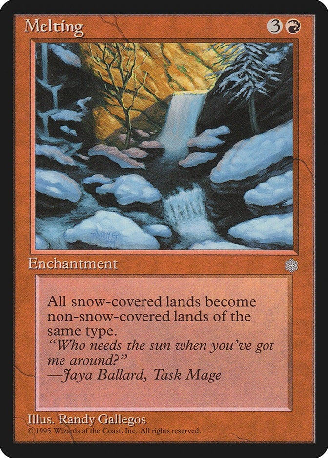 Image for Melting [Ice Age] - Magic: The Gathering