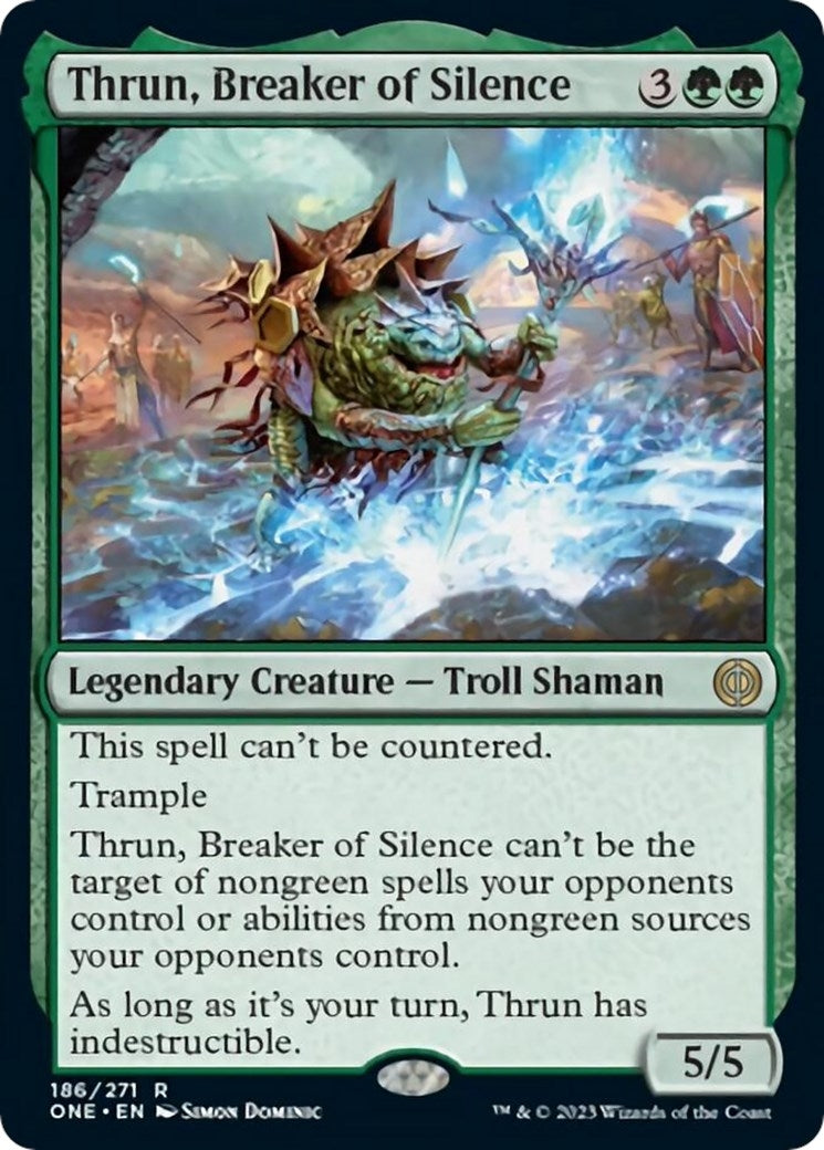 Image for Thrun, Breaker of Silence (186) [Phyrexia: All Will Be One] - Magic: The Gathering