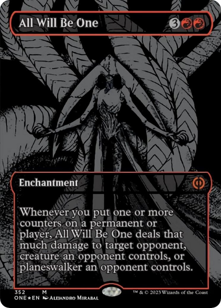Image for All Will Be One (Oil Slick Raised Foil) (352) [Phyrexia: All Will Be One] - Magic: The Gathering